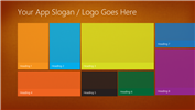 Windows 8 App Design Reference Template:Block Style Color