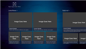 Windows 8 App Design Reference Template:News Variable Tile
