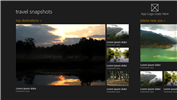 Windows 8 App Design Reference Template:Travel Dark Theme