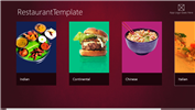 Windows 8 App Design Reference Template:Restaurant
