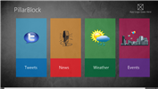 Windows 8 App Design Reference Template:Pillar Block
