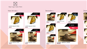 Windows 8 App Design Reference Template:Shoe Store