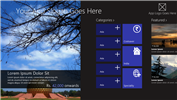 Windows 8 App Design Reference Template:Travel Picture