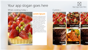 Windows 8 App Design Reference Template:Food