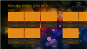 Windows 8 App Design Reference Template:Simple Grid