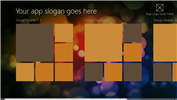 Windows 8 App Design Reference Template:Variable Grid Style A
