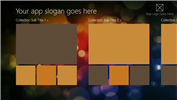 Windows 8 App Design Reference Template:Variable Grid Style C