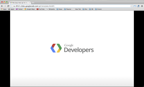 google-developer-framework