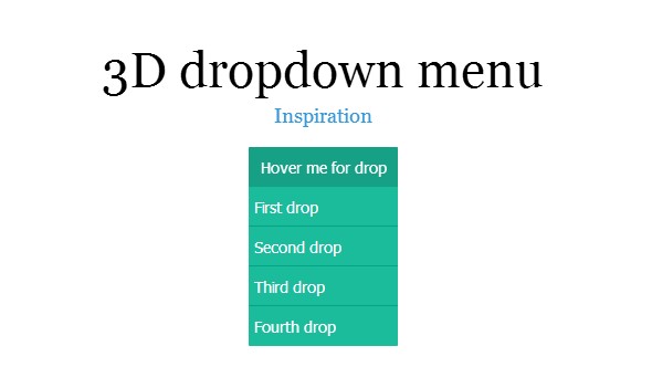 3d dropdown