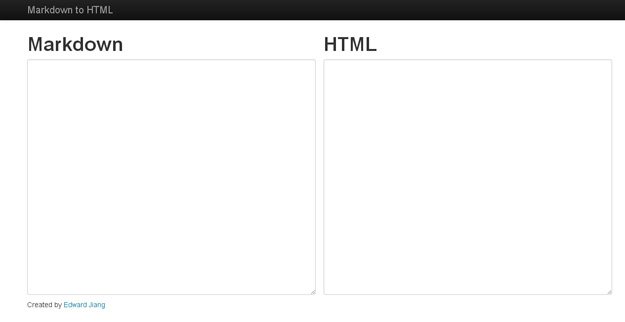 Markdown to HTML