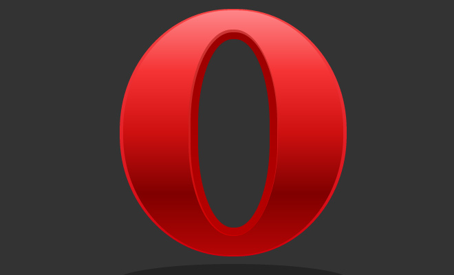 red opera logo design icon vector css
