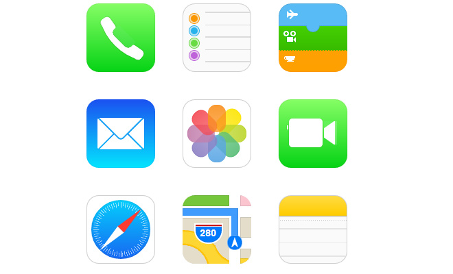 ios7 icons css pure open source