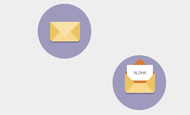 envelope letter css icon transition effect