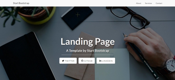 Landing page - free templates
