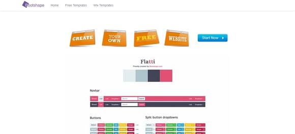 Flatti - best bootstrap templates